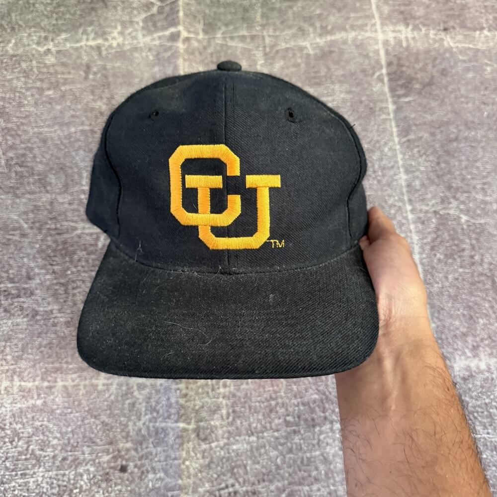 Men's Vintage 90's New Era Colorado Buffaloes Plain Logo Ice Cube Snapback Hat